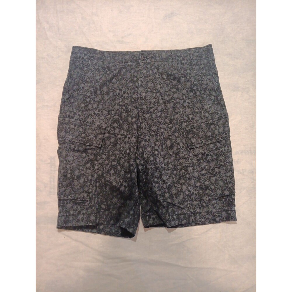 Levi's Black XX Cargo Short Men 34 Cotton Floral Pattern Outdoors Casual.